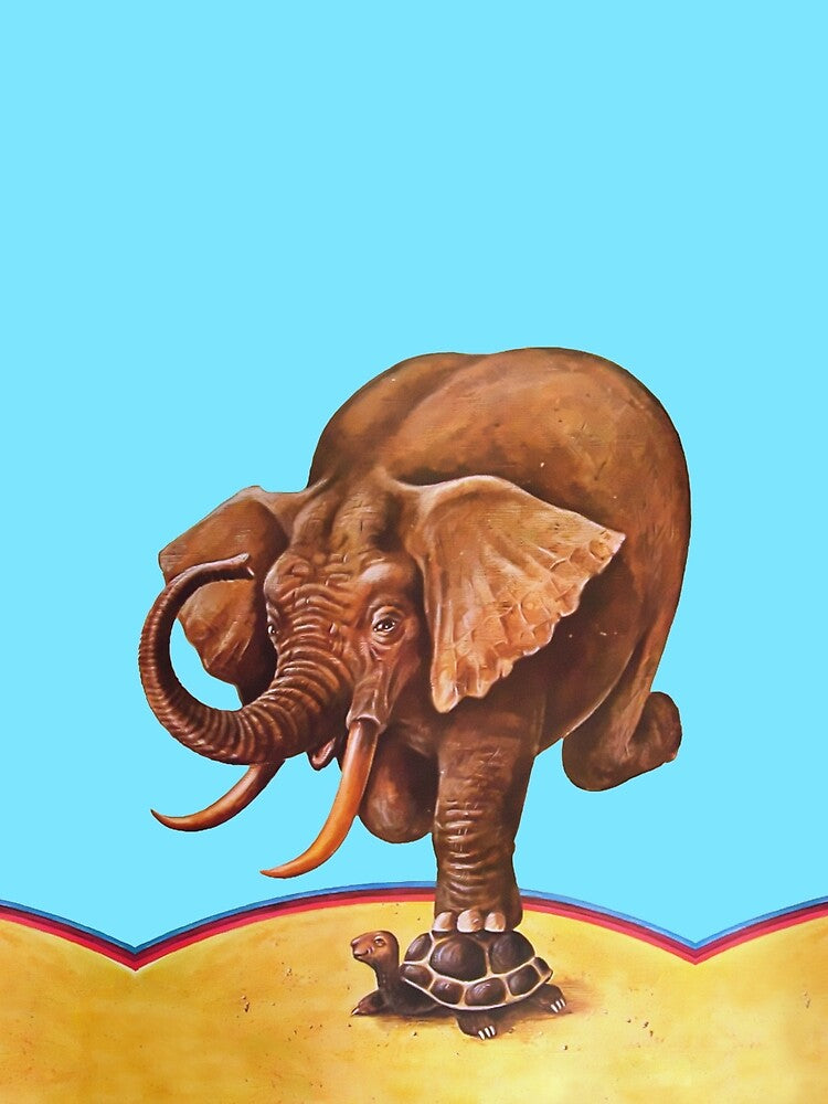 Circus Series Cyrk Elephant And Tortoise by allovervintage