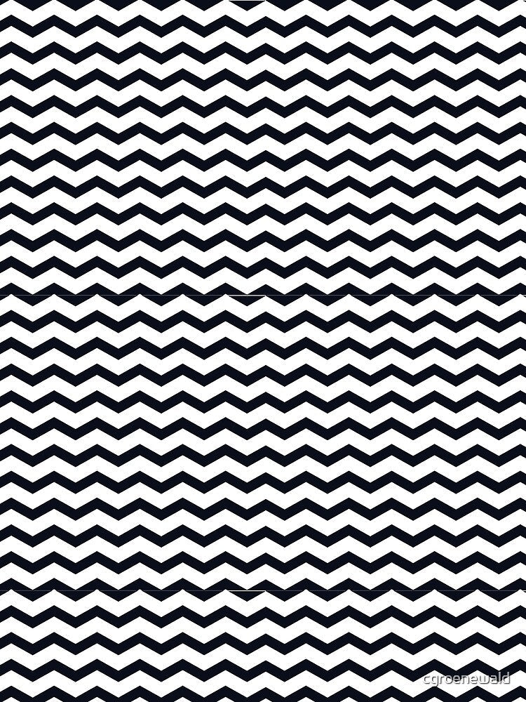 Black and White Zip Zag Design by cgroenewald