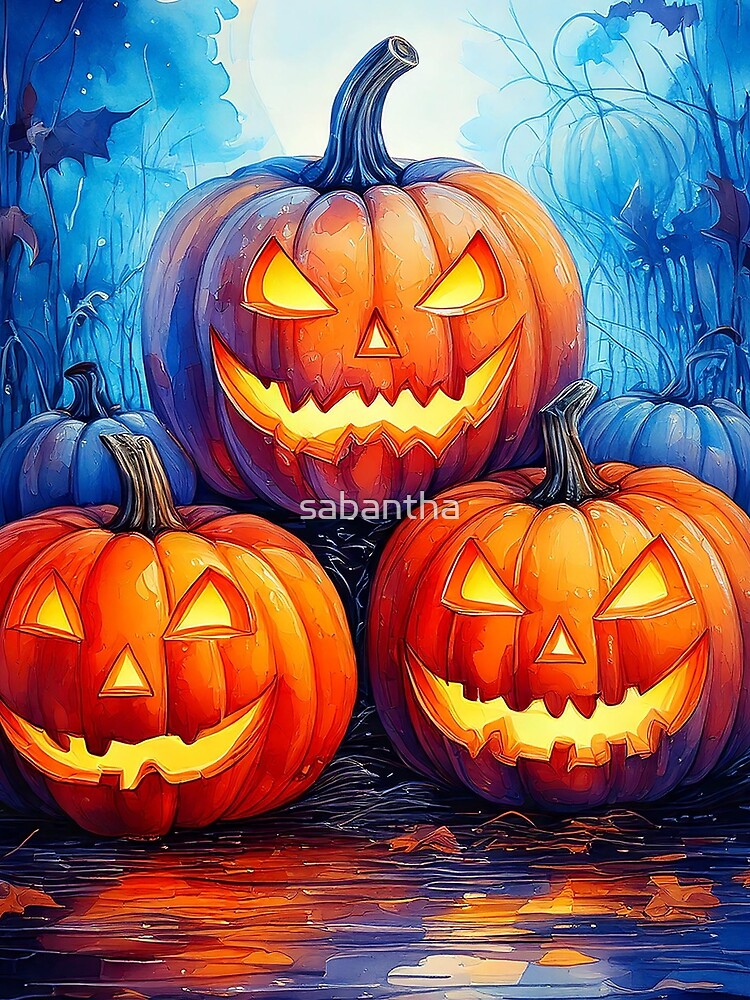 Pumpito - Pumpkin Watercolor (11/16) by sabantha