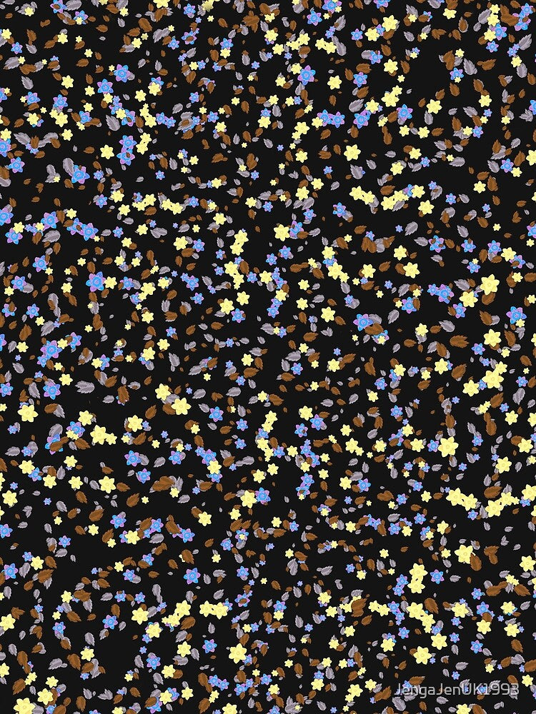 floral ditsy starry confetti by JengaJenUK1993