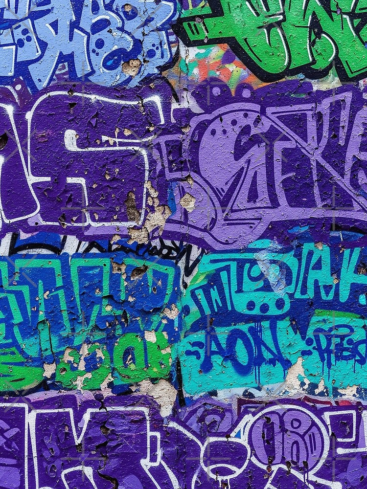 Midnight Murmurs Graffiti Aop by JohnnyVillas