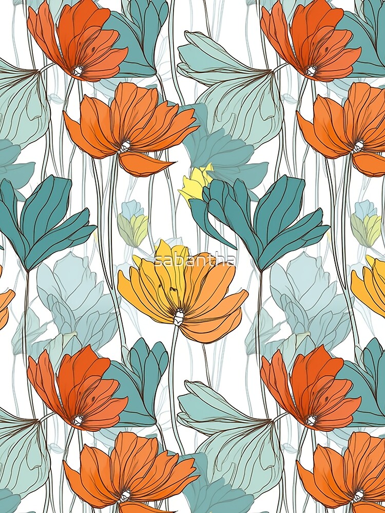 Ibaria - Summer Flowers Pattern (3/4) by sabantha