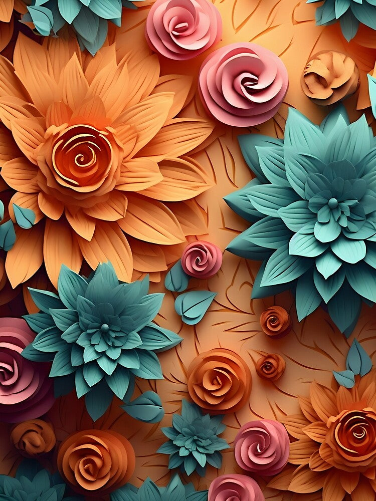 Beautiful 3D floral Graphics - 2 by Maddie4Real