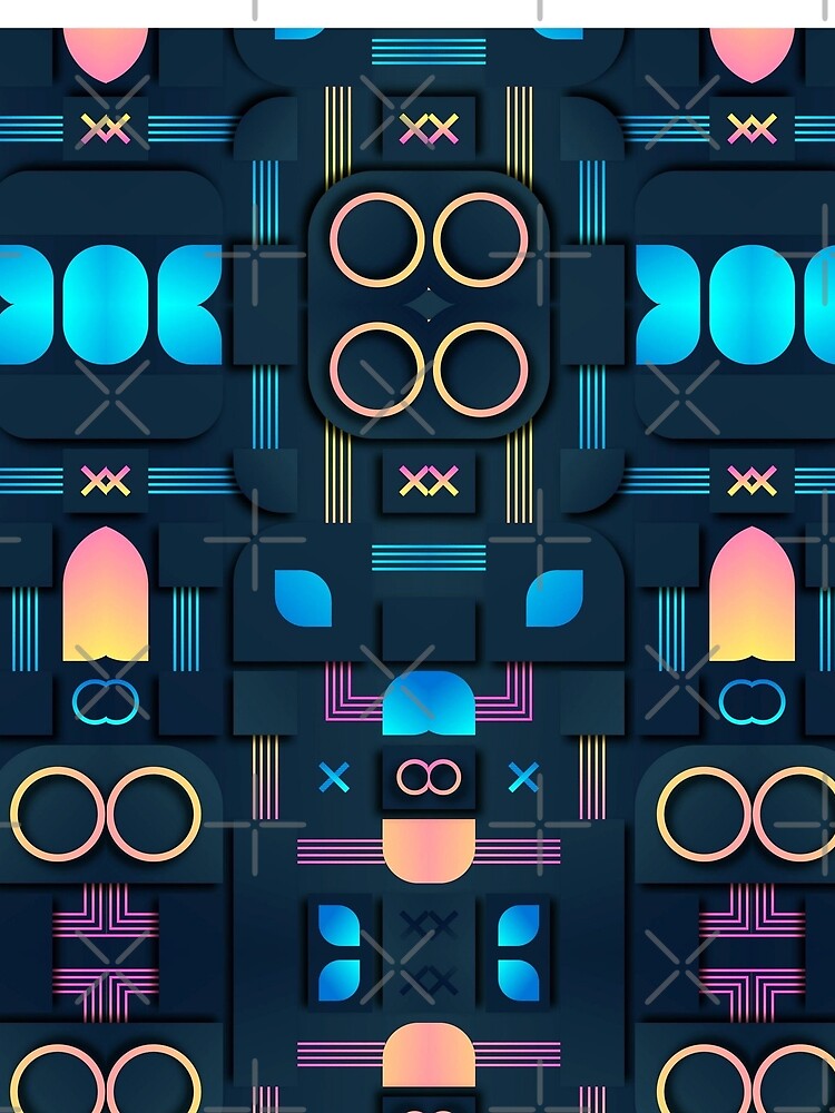 3D Shapes with Dark Blue Background New Design by taherismail