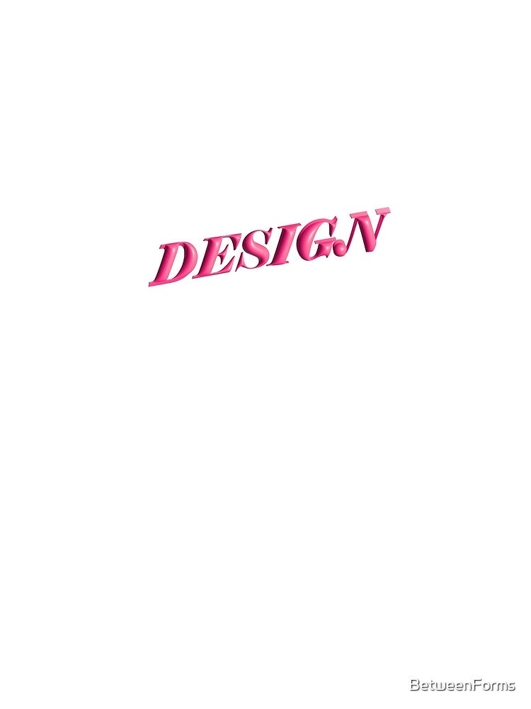 Glossy Pink 3D Design by BetweenForms