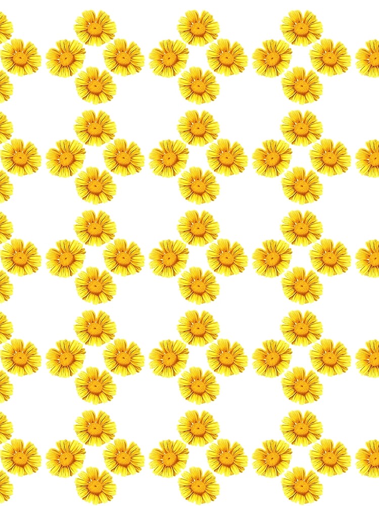 Yellow Flower Cross Pattern by allovervintage