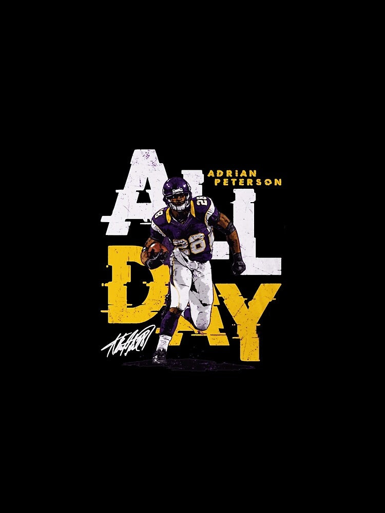 Adrian Peterson Minnesota All Day by Jaysonruner