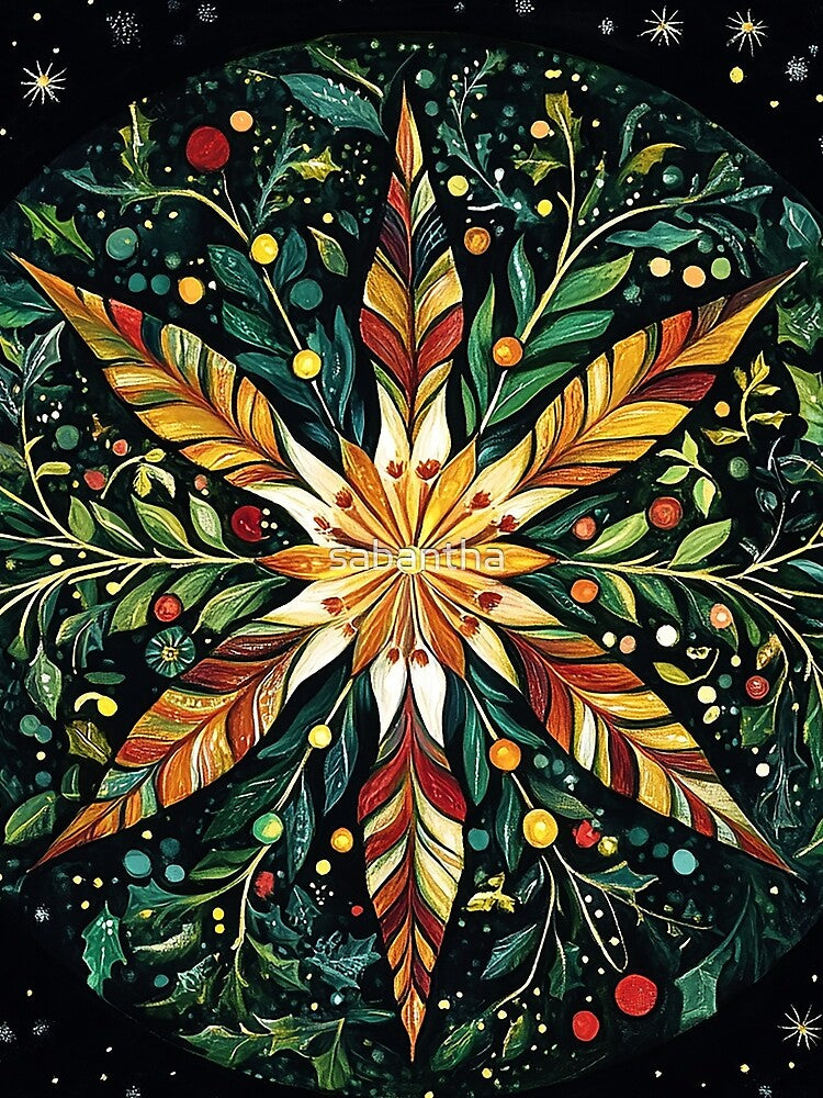 Moncirca - Christmas mandala (3/16) by sabantha