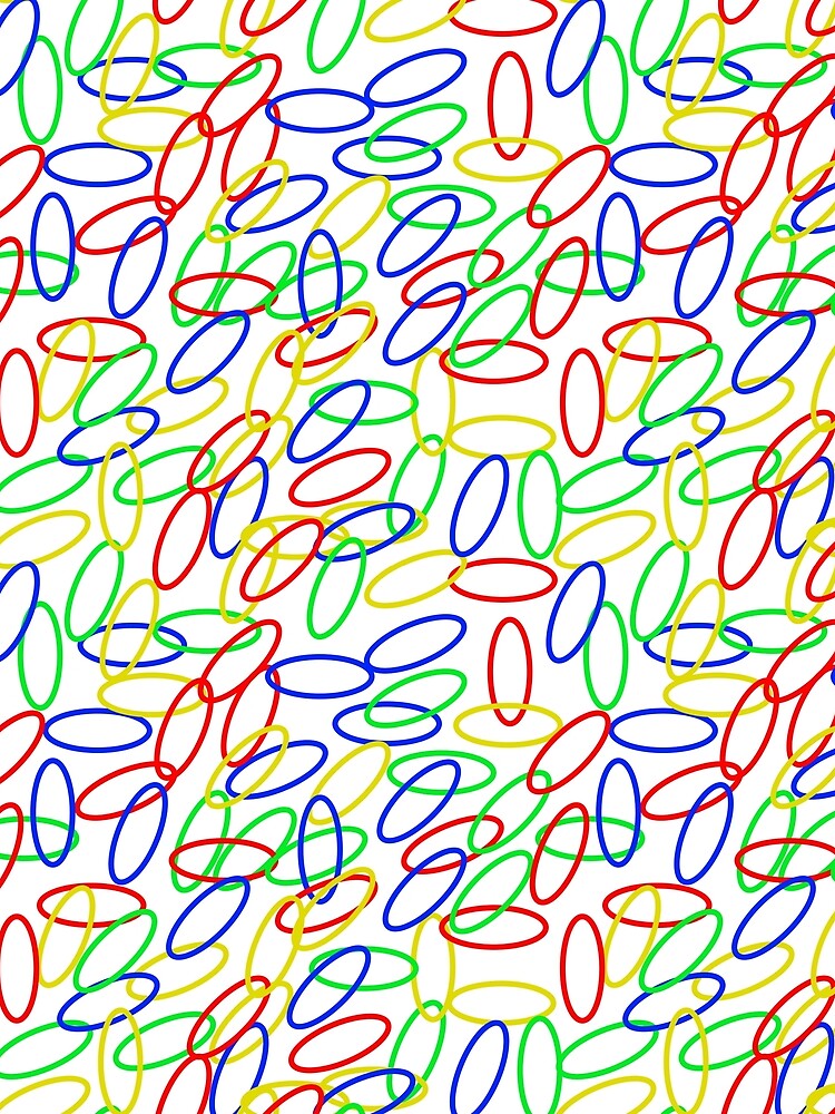 ovals and ellipses, ellipses and ovals, white background by mntimg