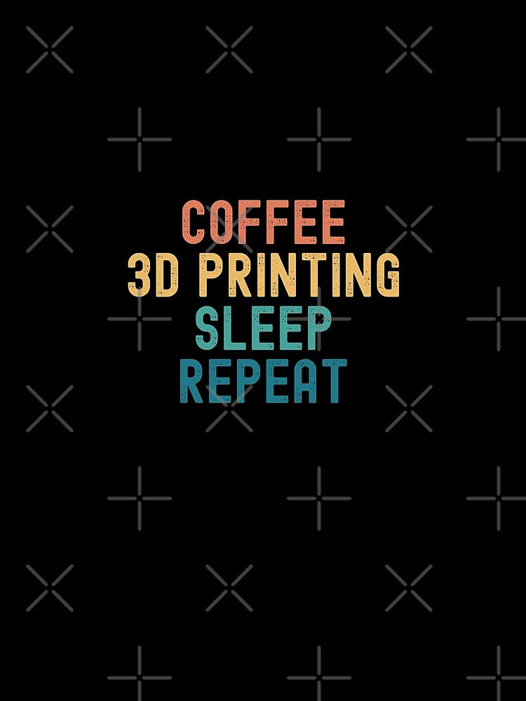 Coffee 3d Printing Sleep Repeat - Funny 3d Printing & Coffee Gift by kindxinn