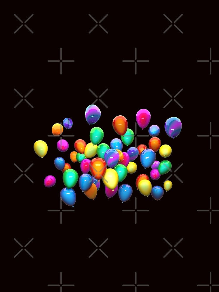 3D Colorful Balloons Design by Abstractdiva