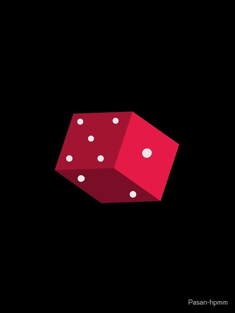 3D dice red by Pasan-hpmm