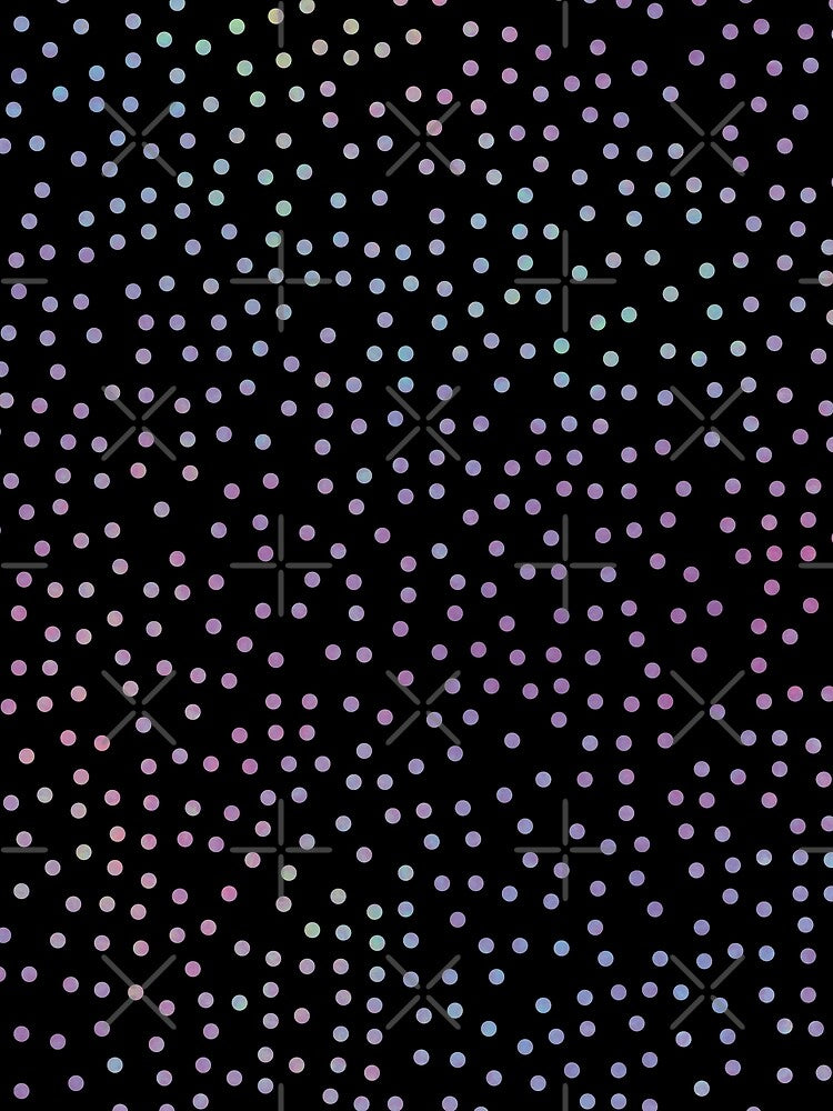 Bubbles Circles Pattern Purple Blue by leomooncreates