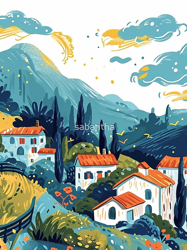 Iberitha - Digital landscape painting (2/4) by sabantha