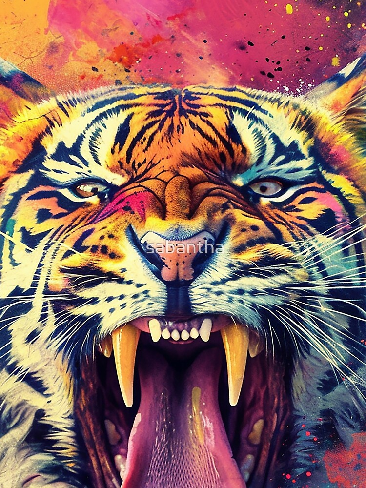 Tizora - Tiger Poster (1/4) by sabantha