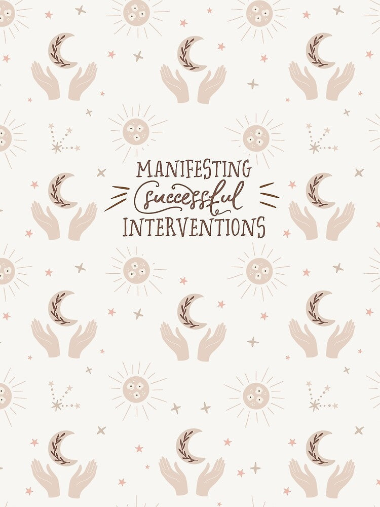 Manifesting Behavior Analyst Seamless Print by abawizard
