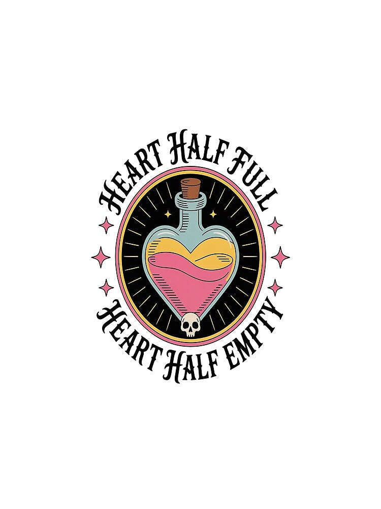 Heart Half Full Heart Half Empty by TheRetroStyle