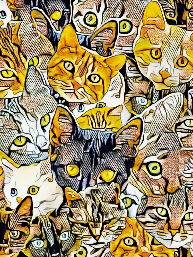 Cats on Cats on Cats by Troy Green