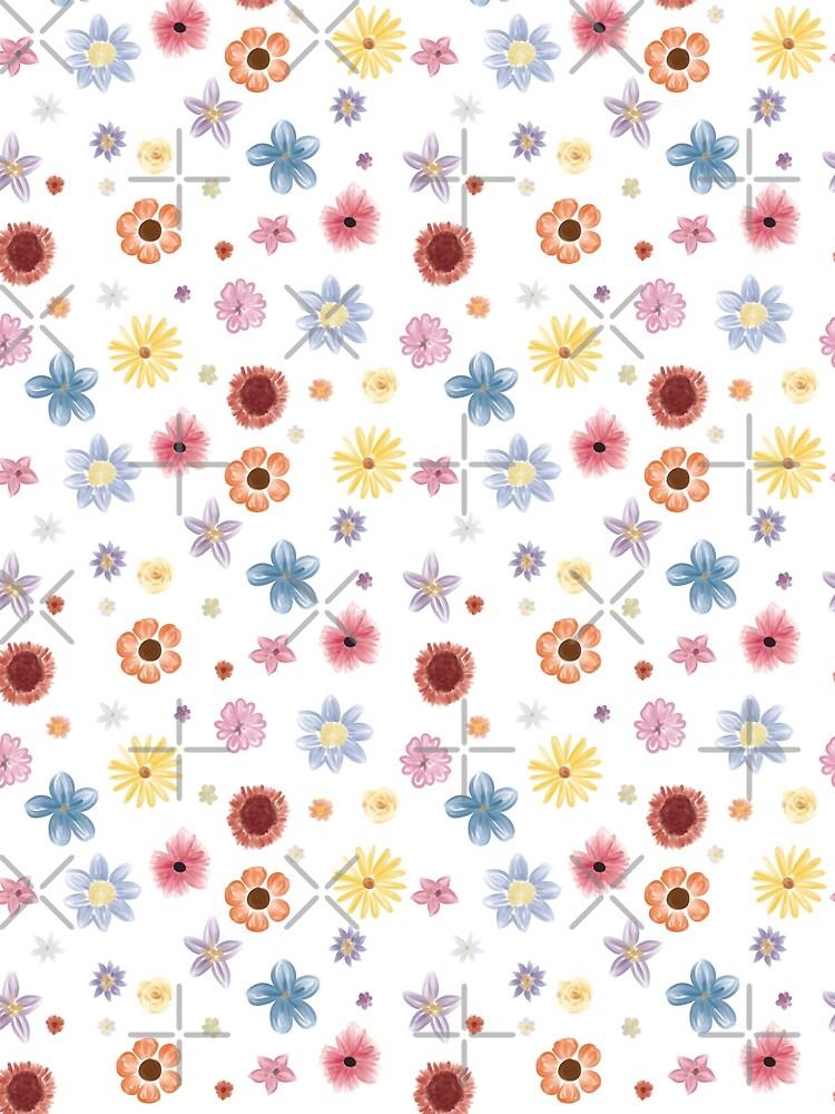 Soft Floral Pattern by BLAAAAASK