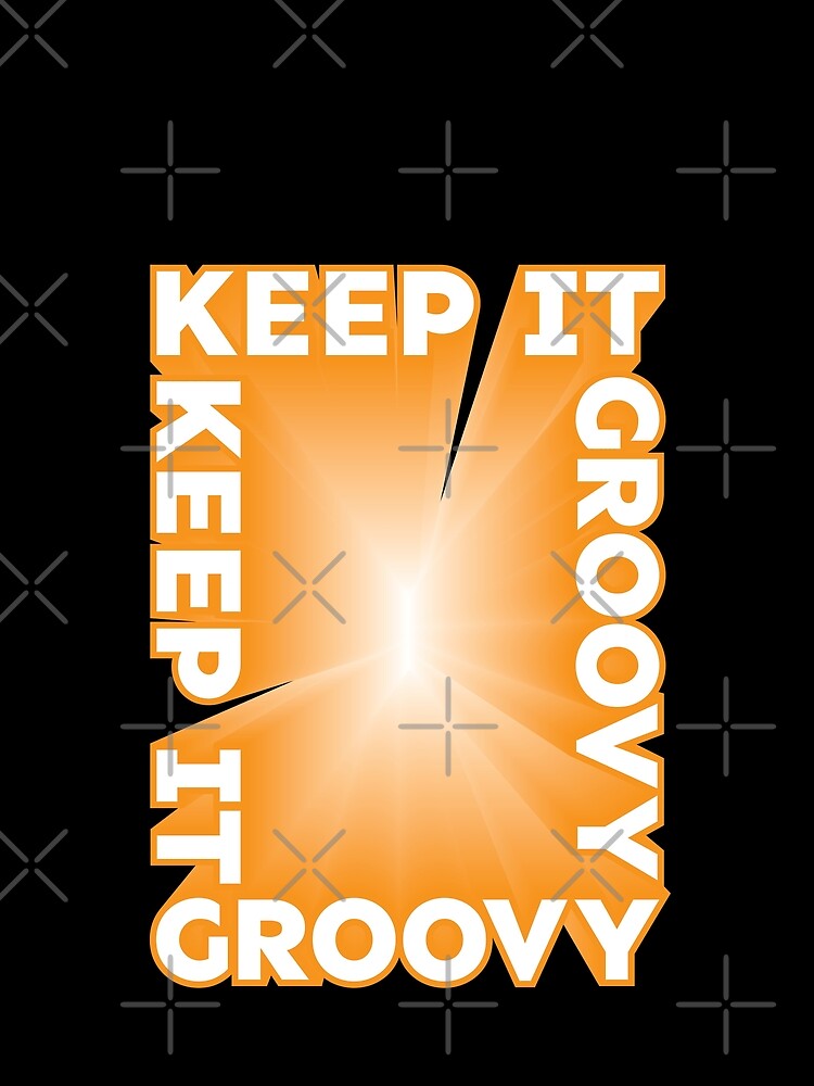 Copy of Keep It Groovy 3D text gold white by hockeng