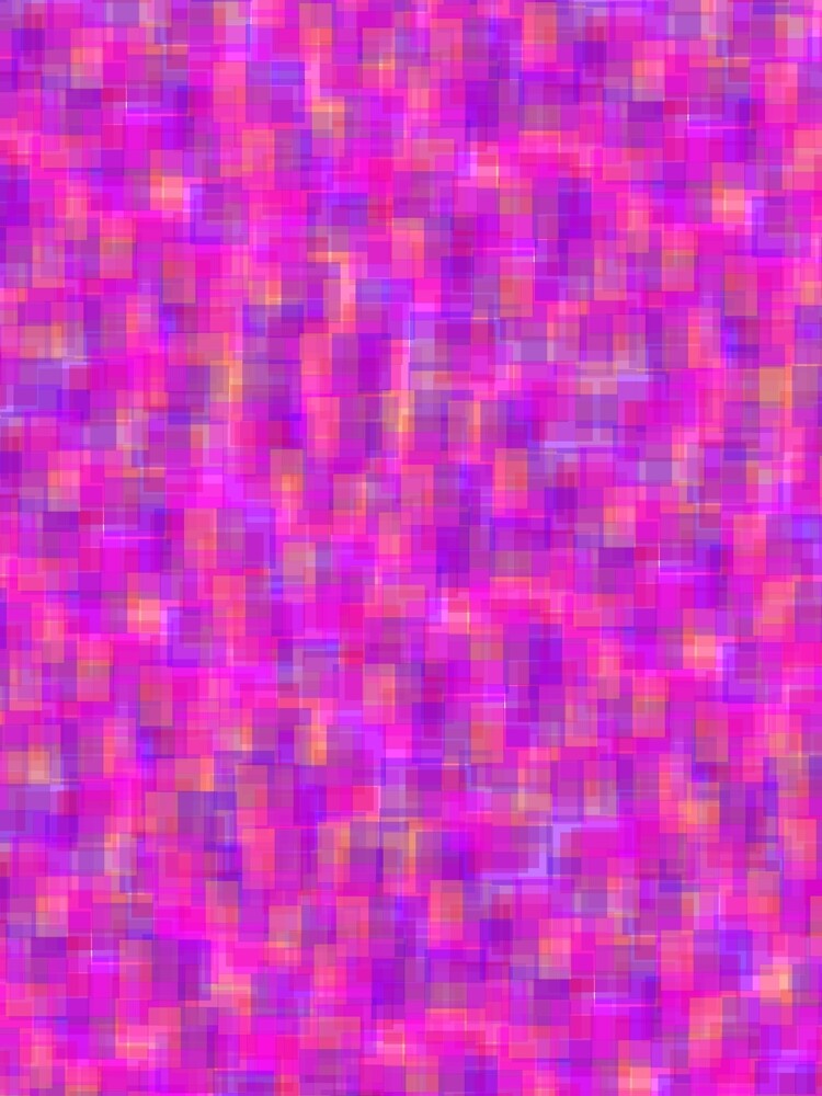 Pink Blocky Abtract Style by Polu's Variety Shop