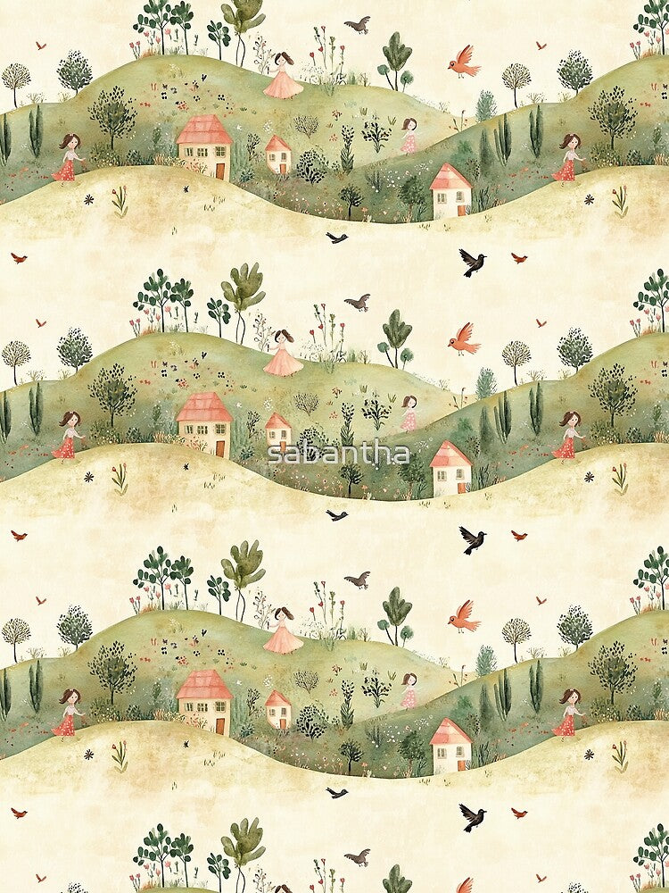 Sylvoria - Naive landscape pattern (4/8) by sabantha