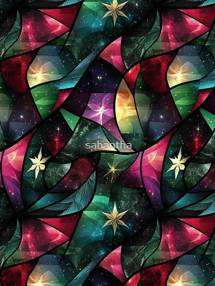 Cerantha - Stained glass Christmas pattern (10/12) by sabantha