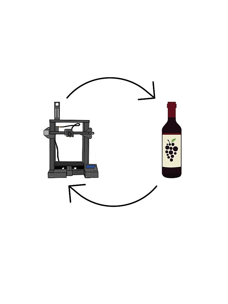 Wine 3D Printer by Printint