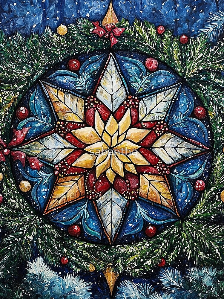 Moncirca - Christmas mandala (12/16) by sabantha