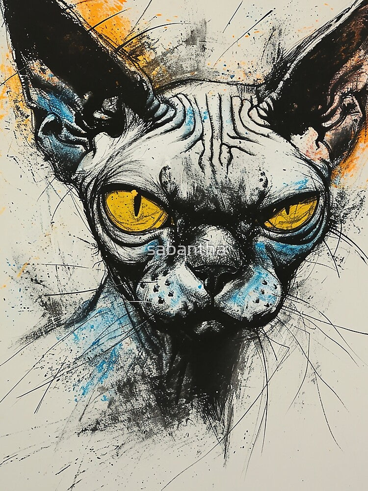 Cazandra - Cat portrait (8/8) by sabantha