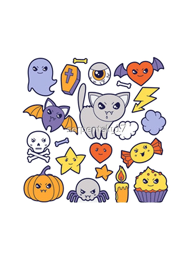 Kawaii Halloween by SerpentSkyArts