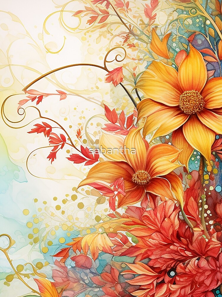 Vythalia - Fascinating intertwined flowers (4/4) by sabantha