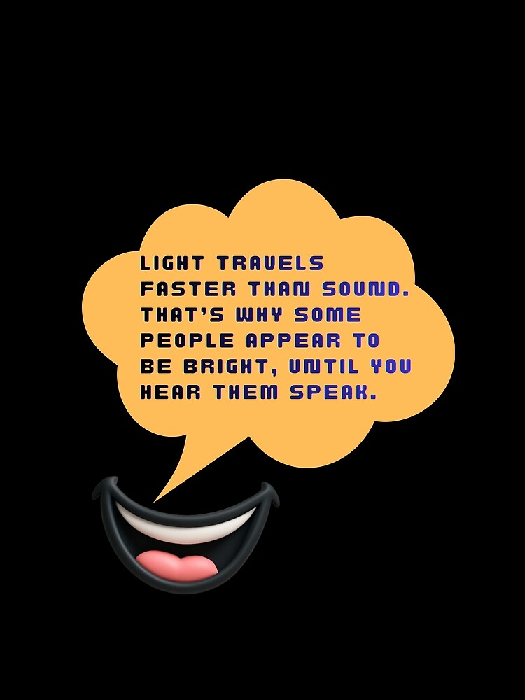 Light Travels Faster Than Sound | 3D Graphic Humor for MikesLab by MikesLab