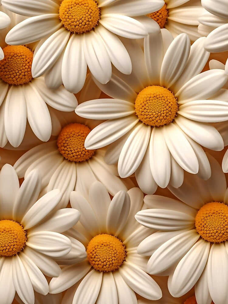 Beautiful 3D floral Graphics Daisies - 3 by Maddie4Real