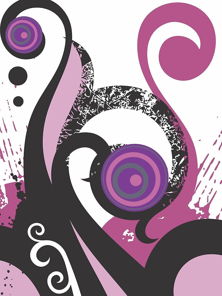 Abstract Floral Design by allovervintage