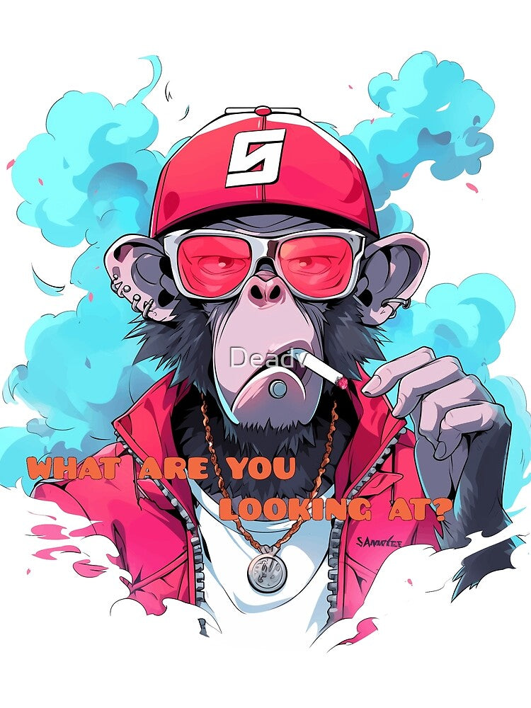 The Chimp, WhatAre You Looking At? by Deadv