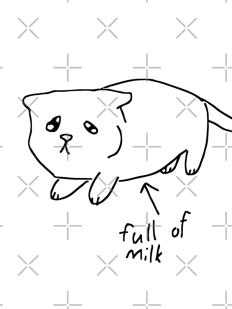 Full of milk kitten - HD cat meme by Rzera-