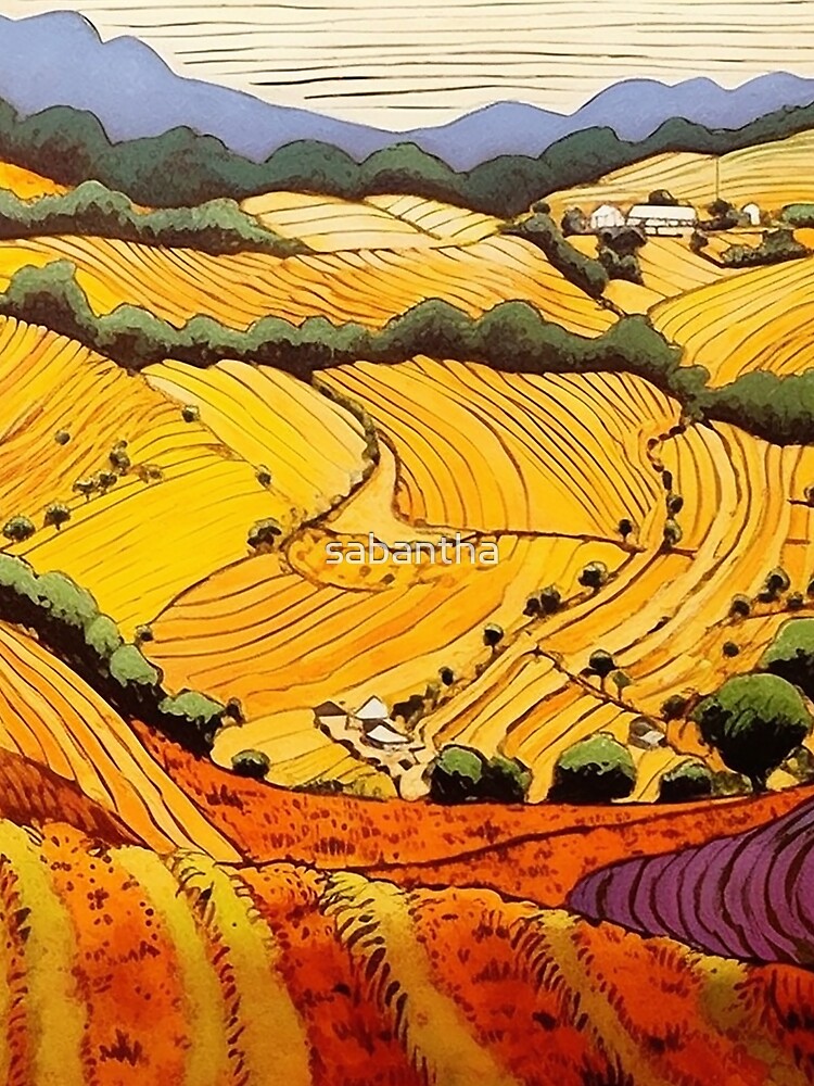Tesara - Terrace Landscape (3/4) by sabantha