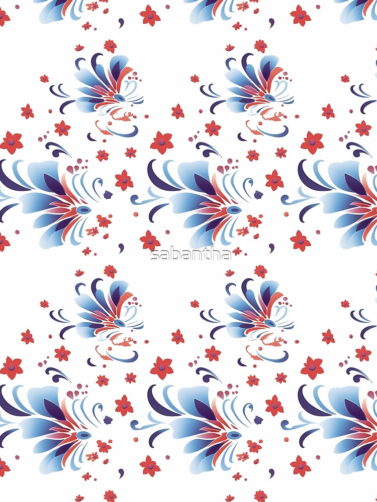 Fathira - Floral pattern (2/4) by sabantha