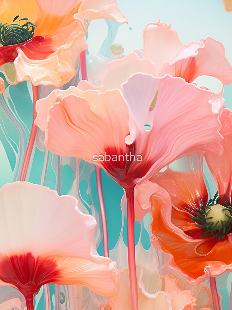 Popitho - Pop Art Poppies (3/4) by sabantha