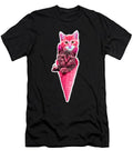 Meowscream Ice Cream Cone Kitten Pun Graphic T-Shirt