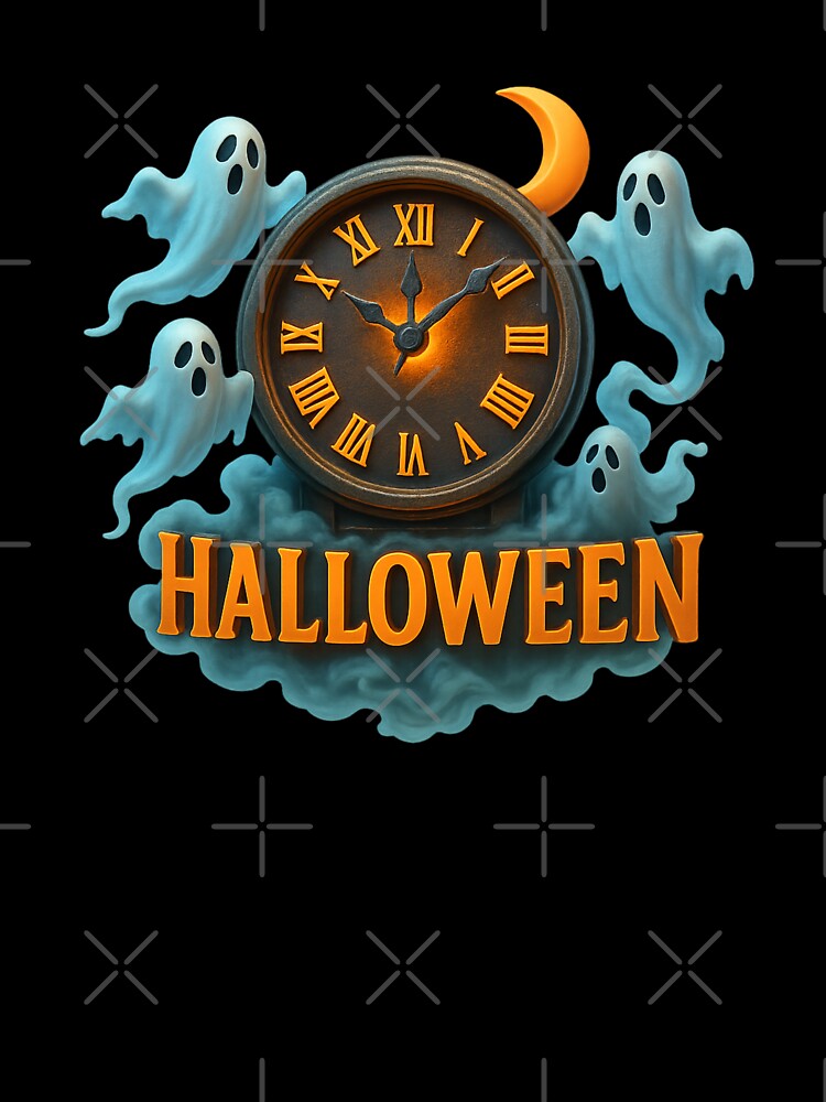 Midnight Halloween Clock by Tadeusz1