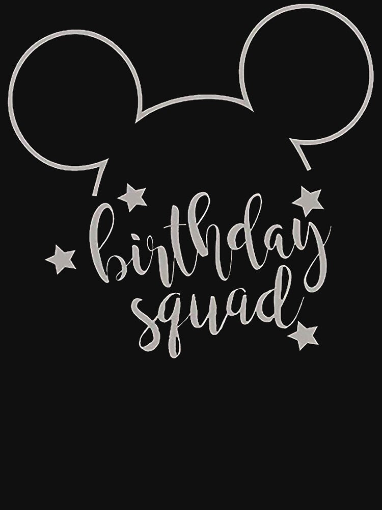 Birthday Squad ,Ears Sublimated 2, Faded Youth Toddler Family Personalized Shirt Trendy, Hoodie Sweatshirt Custom Gift by JasonPeacei