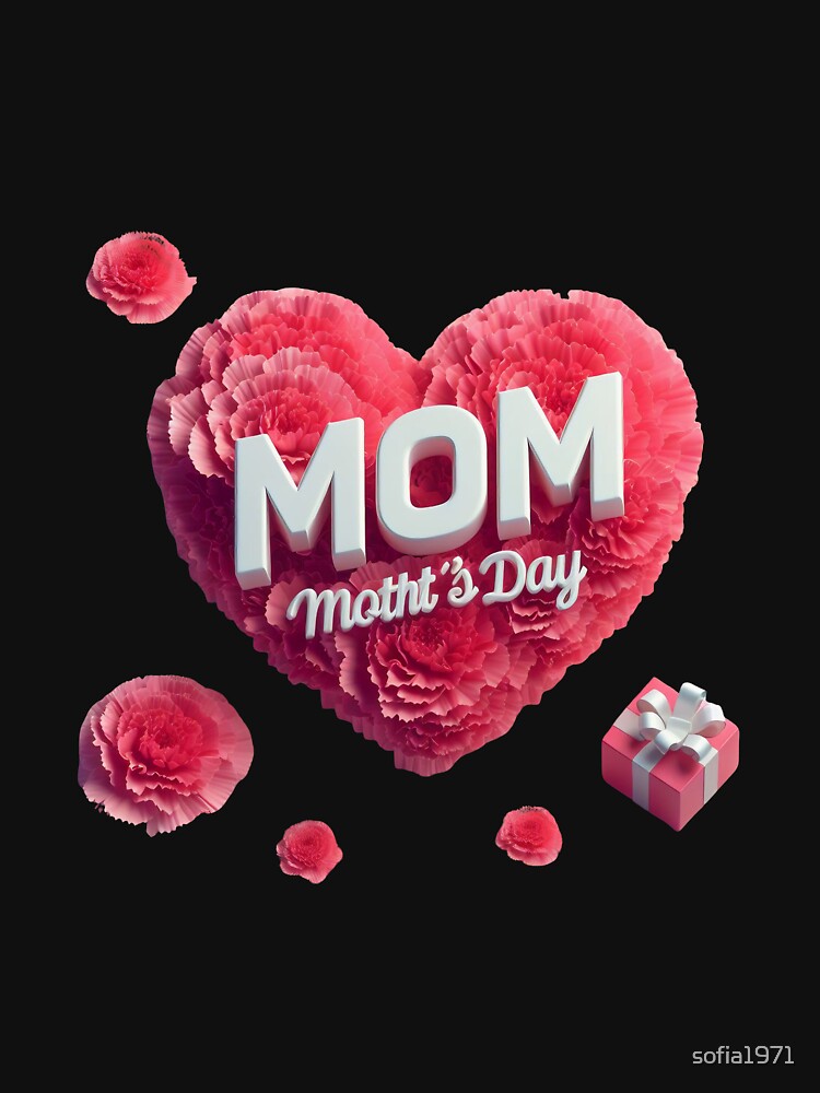 3D Heart: Flowers for Mom 2024 Mother's Day by sofia1971