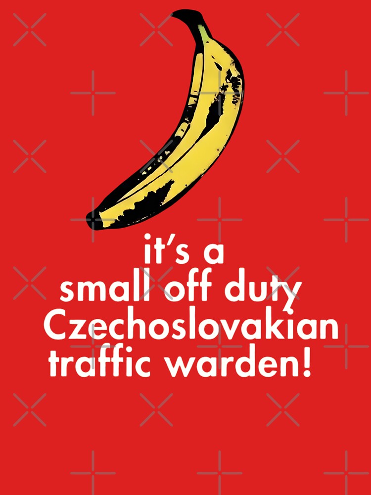 Red Dwarf Small Off Duty Traffic Warden Banana by TshirtsOnline-
