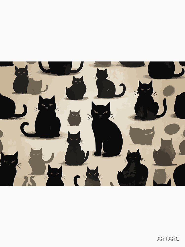 Black Cats Looking To sublimate by ARTARG