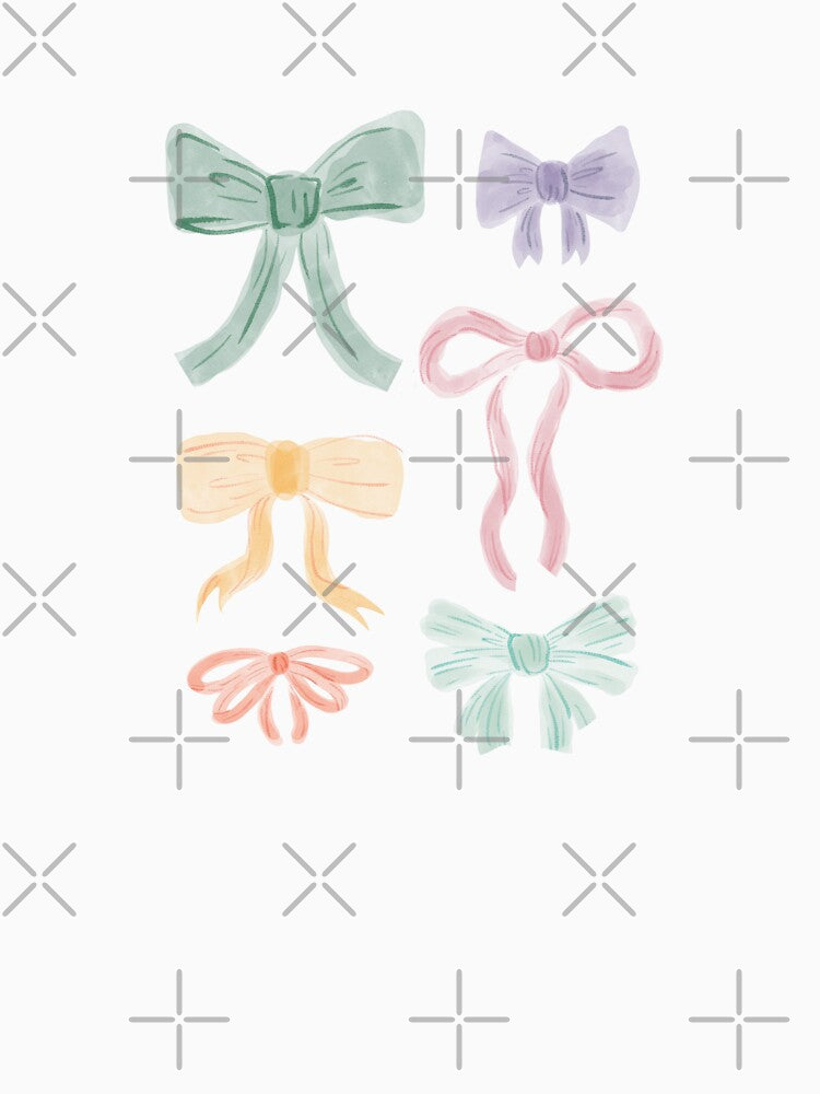 Water colour Bows by Courtney Nicholls