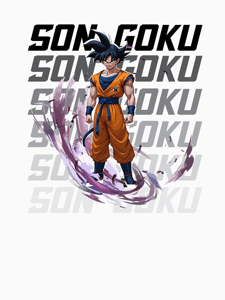 SON GOKU Illustration (T-shirt Design) by Creative-DH