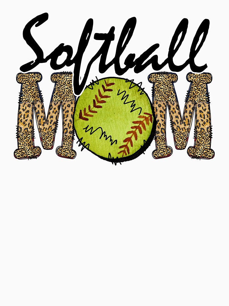 Softball Mom PNG, Softball Mama Png, Leopard Softball Mama Sublimation, Softball Leopard Design, Softball Shirt Design, Softball Png by Peerda