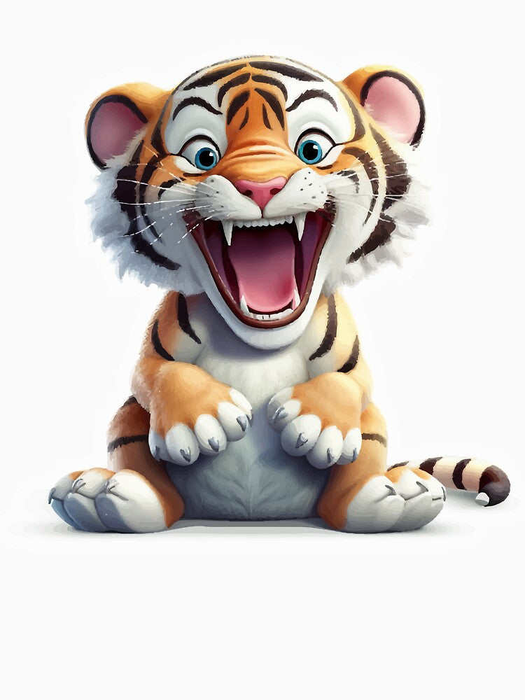 tiger, cute tiger, png, png, sticker, clipart, sublimation by MYpngShop